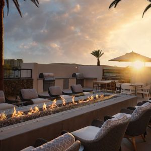 hotel-patio-during-sunset